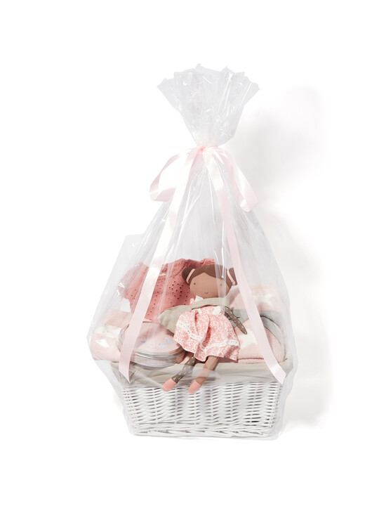 Baby Gift Hamper - 5 Piece Set with Pink Eid Broderie Romper image number 2